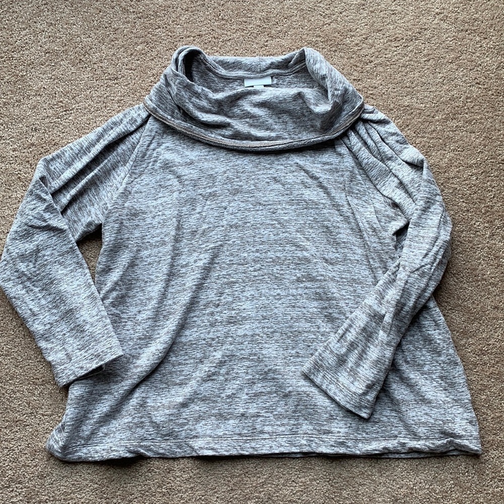 J.Jill | J.Jill PureJill Cowlneck long sleeve shirt